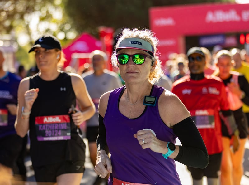 Great South Run purple wave