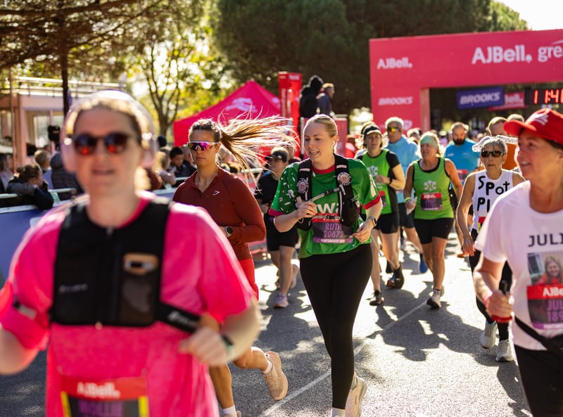 Great South Run purple wave