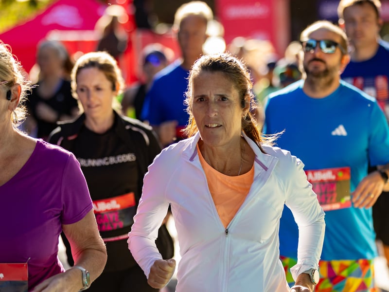 Great South Run 2026 blue and pink waves