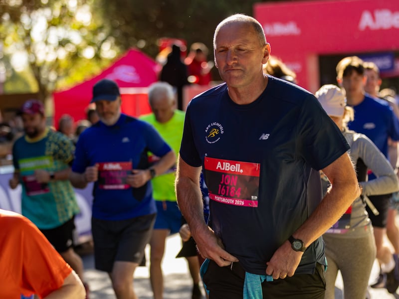 Great South Run 2026 blue and pink waves