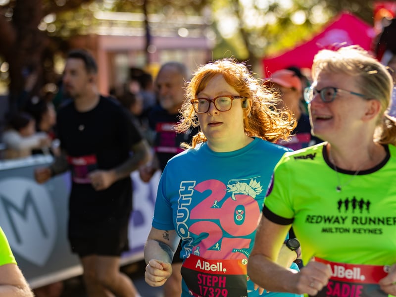Great South Run 2026 blue and pink waves