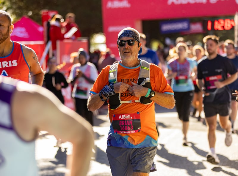 Great South Run 2026 blue and pink waves