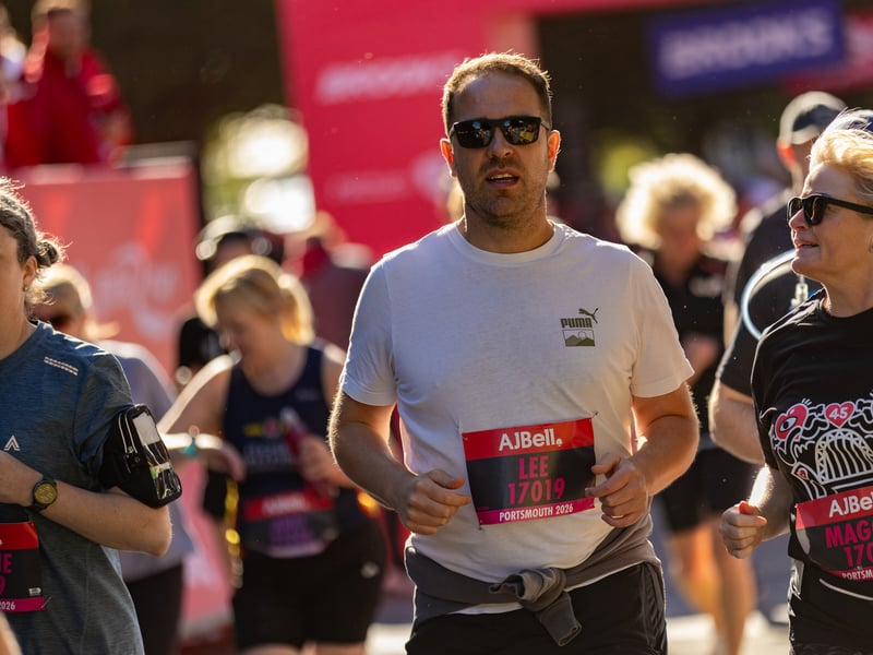 Great South Run 2026 blue and pink waves