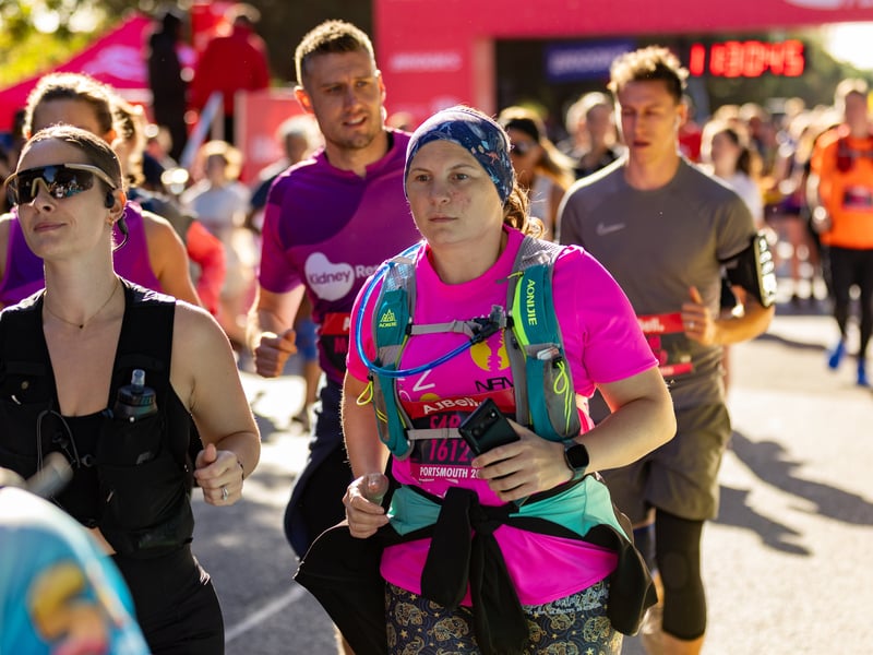Great South Run 2026 blue and pink waves