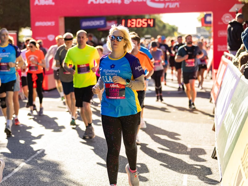 Great South Run 2026 blue and pink waves