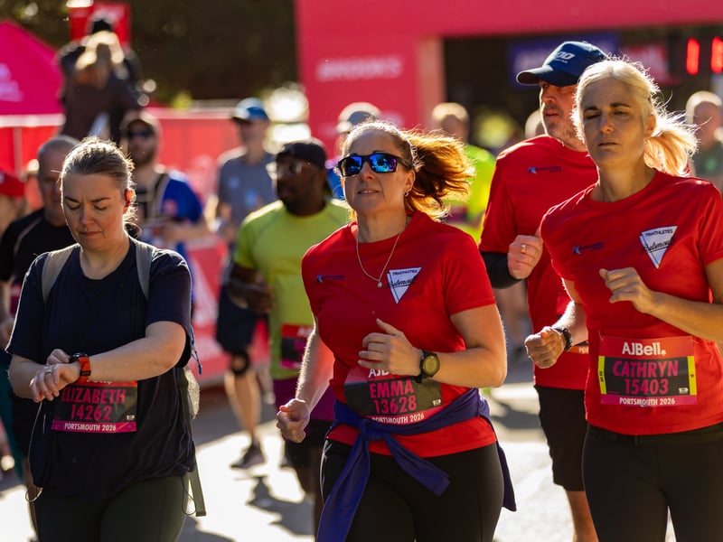 Great South Run 2026 blue and pink waves