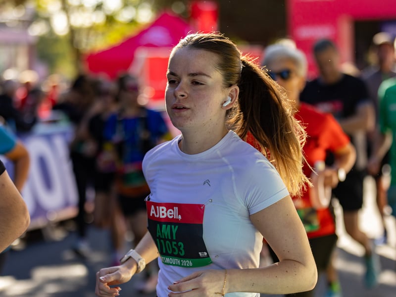 Great South Run 2026 green and orange waves