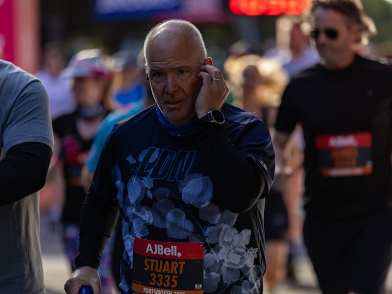 Great South Run 2026 green and orange waves