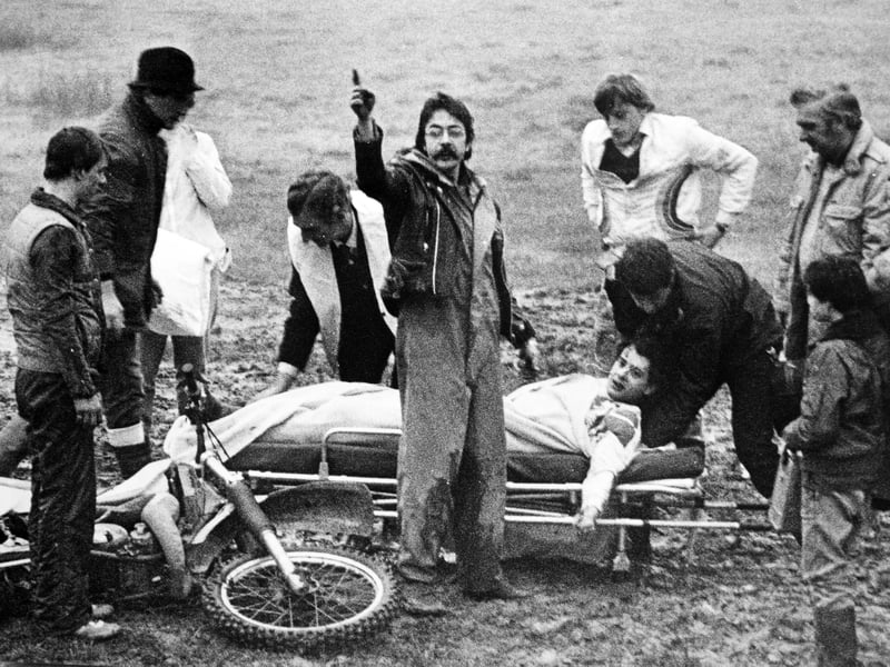 "I had shattered my pelvis in four places. I had badly broken my wrist, broken six ribs, and because of the knock on my head I had partially lost the sight in my right eye."