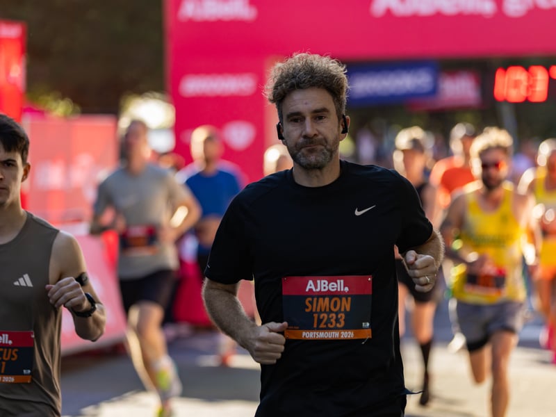 Great South Run 2026 green and orange waves