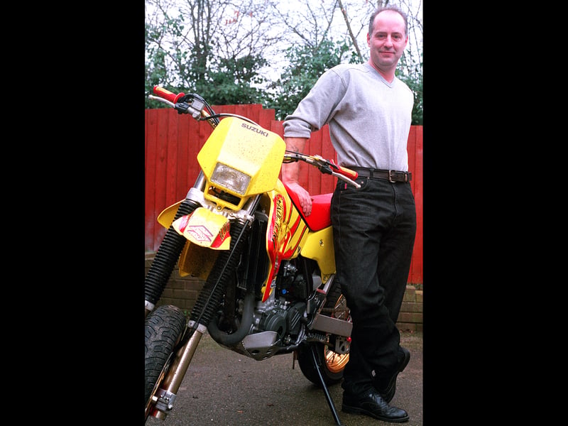 "Fifty per cent say I didn't make it, and 50 per cent say I did make it," said Kirk, seen here in 2002 when he reminisced about the jump. The accident didn't put him off. "Five months later I jumped 100ft of fire at Tenbury. Adrenaline is a very powerful drug." And he added back then: "The itch is always there to do it again. In one way, I would really love for somebody else to do the Ludlow jump, but if that happened I know what I would do. I would end up jumping on a bike and doing it as well."