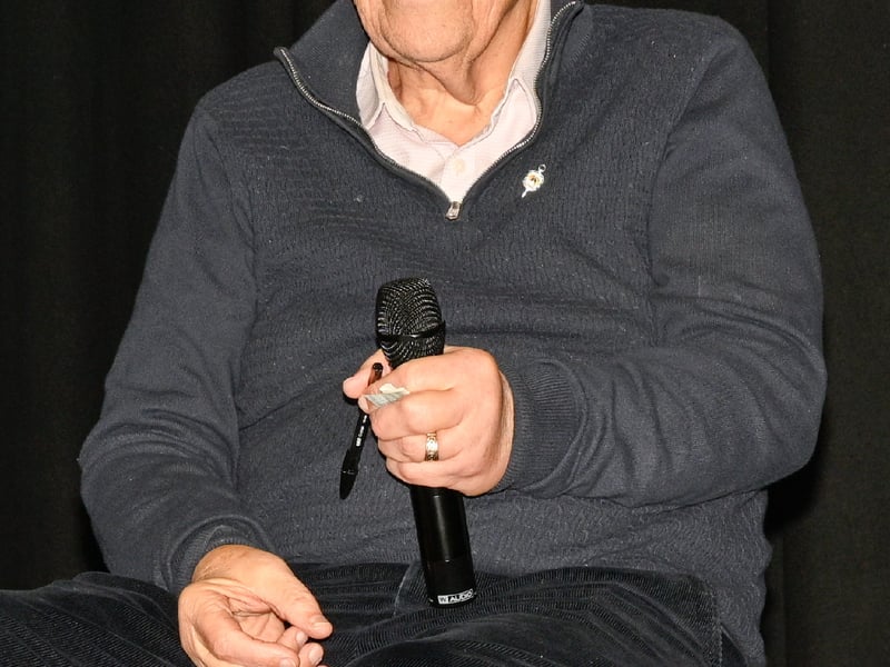 George Candler was on home territory at Cillin Hill as MC for the Homeless Community Market