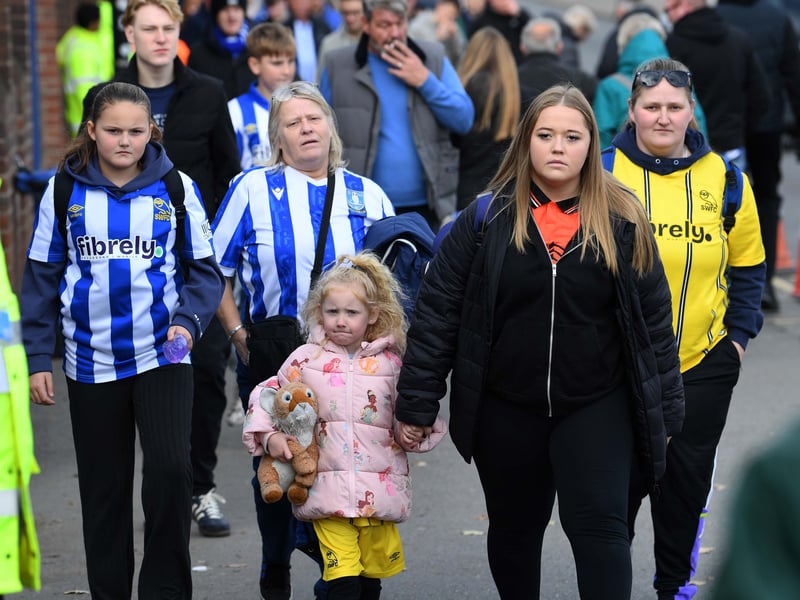 Fans watched The Owls win 5-0 on Saturday.