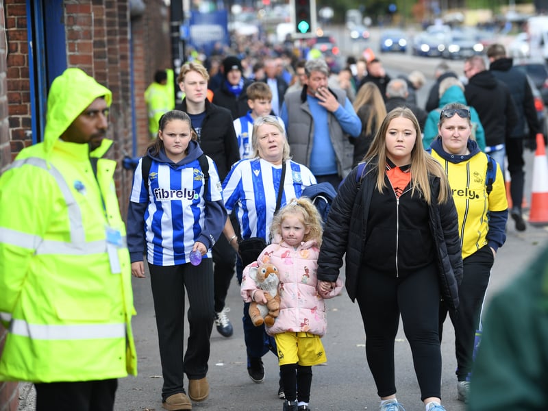 Fans watched The Owls win 5-0 on Saturday.
