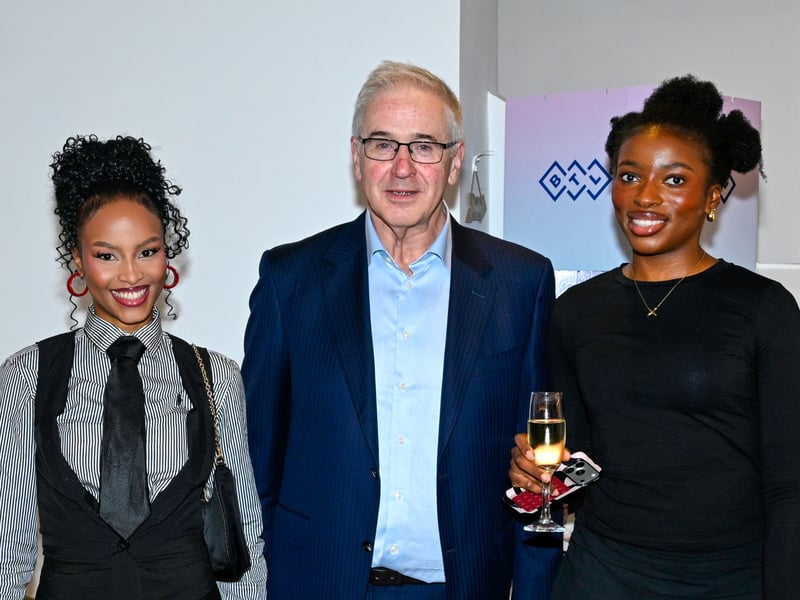 John Ryan, Pembroke Hotel and Mint Medispa Proprieter, with Aishah and Jessica Bouche