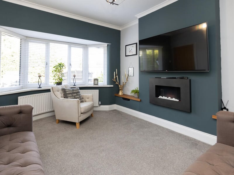 A second living room at the front