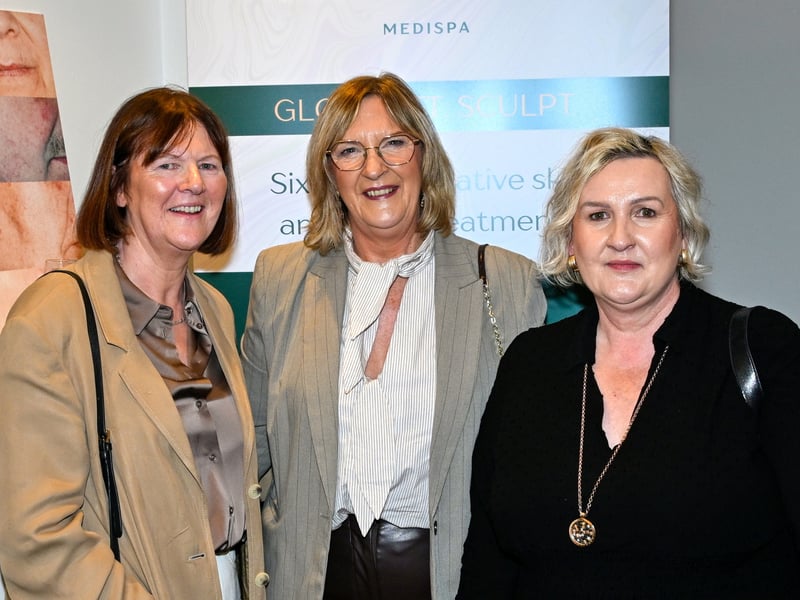 Claire Dunne with Yvonne O'Connor and Sue Power