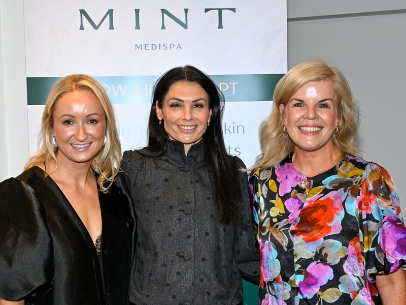 Nicola Lyons with Sarah Ashmore and Marietta Doran