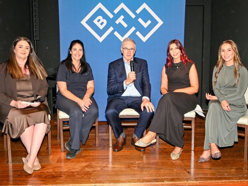 Panel Discussion with Sharon Brady, BYL Sales Manager, Louise Medispa Skin Specialist, John Ryan, Mint Medispa Proprieter, Diane O'Neill and Michelle Gleeson, BTL National Sales Manager