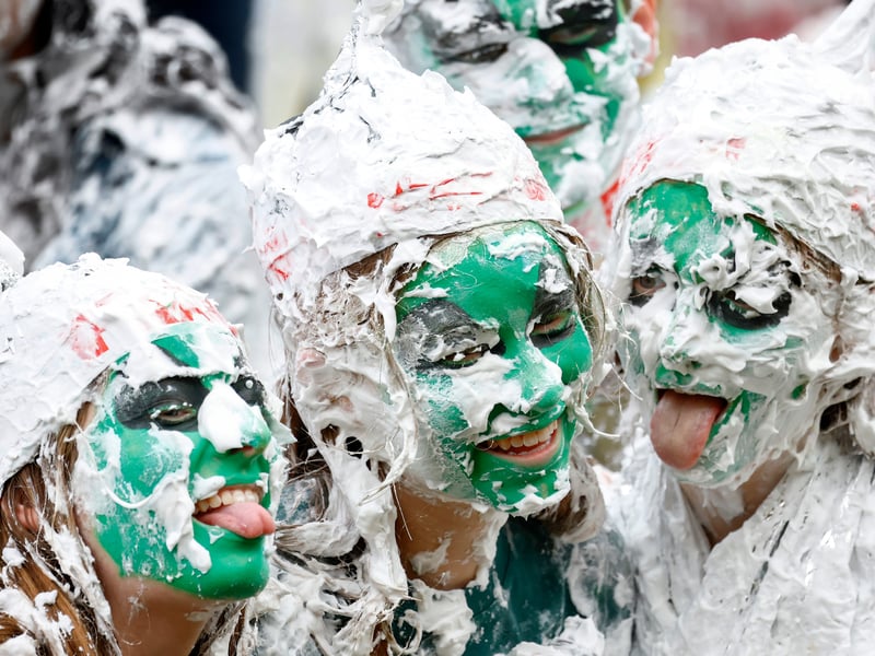 The tradition is intended to help freshers meet new people and settle in.