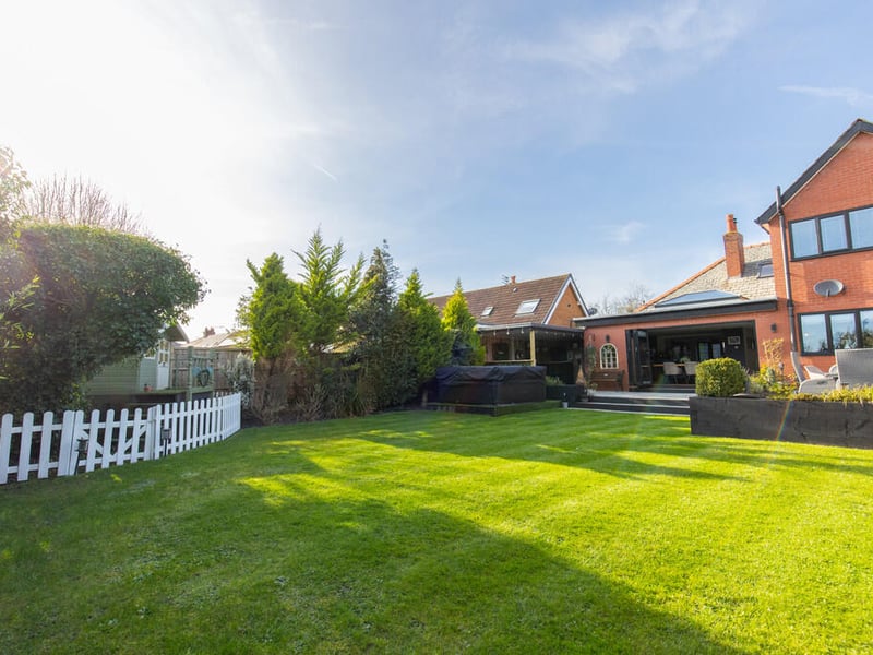 A final look at the back garden