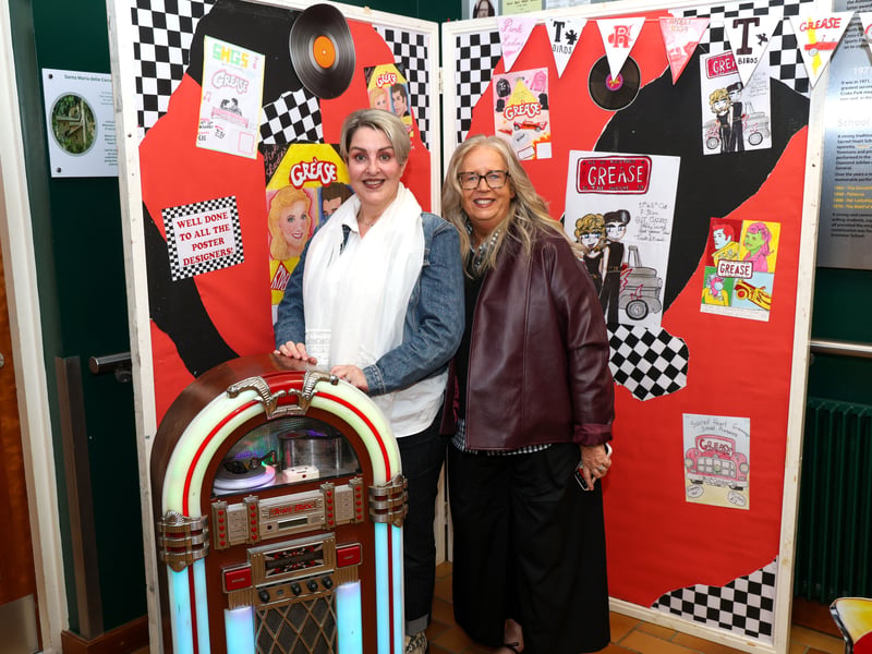PAST Pupils Jane McGeoghan and Claire Chandler enjoyed the show. NM264246