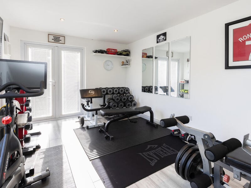 Inside the gym