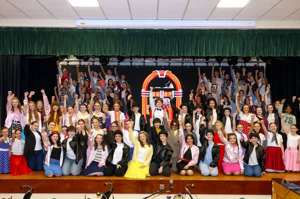 GREASE IS THE WORD: The brilliant cast from the Sacred Heart Grammar School presented GREASE The Musical last week to a full house every night at their school. NM264240