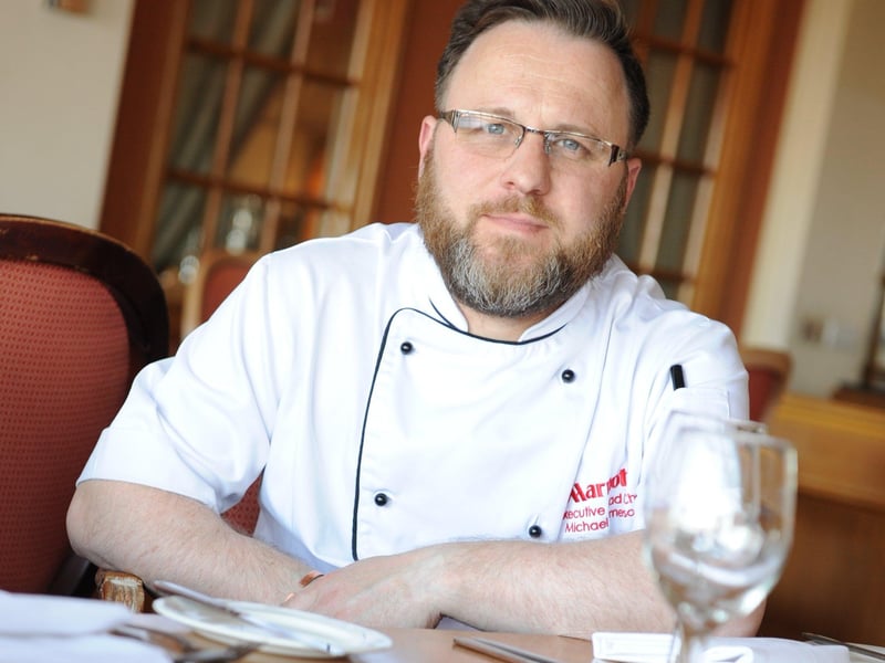 Marriott head chef Michael Jameson posed for this Sunderland Echo photo in 2015.