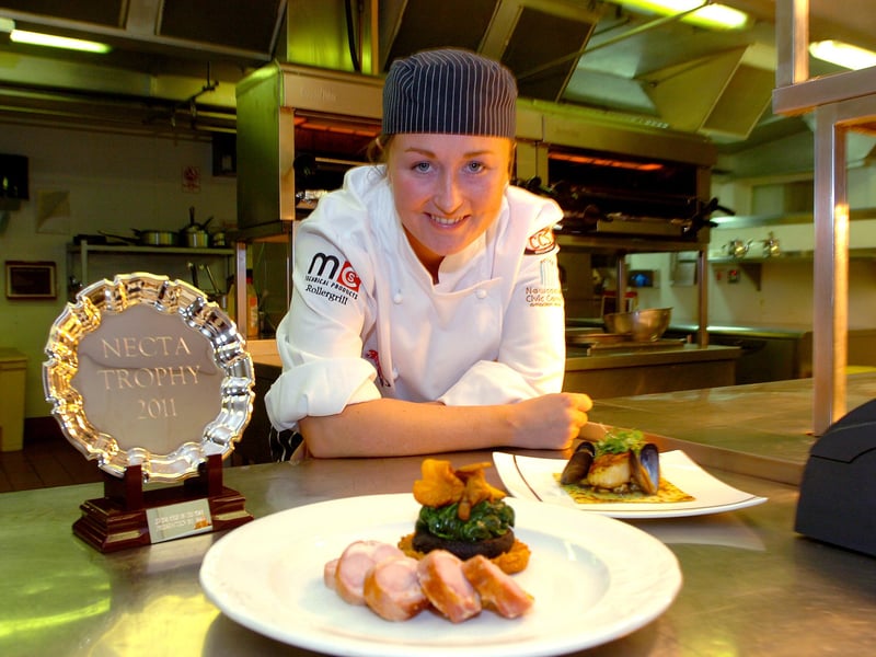 Jade Kilty, of the Marriott Hotel, Seaburn, had every reason to smile in 2011 when she was North East Young Chef of the Year.