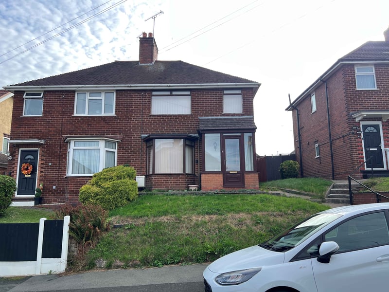 A three bedroom, semi-detached house is available for auction with a £155,000+ guide price.