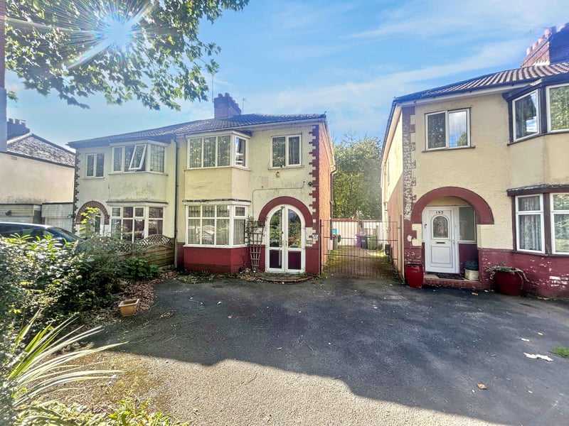 A three bedroom semi-detached home with a guide price of just £55,000+.