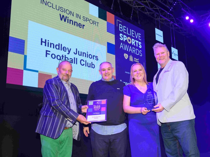 Hindley Juniors FC wins an awards