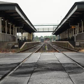 Damage caused to train tracks on Railway Road in Coleraine last June after bins were set alight during disorder