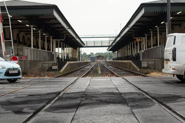 Damage caused to train tracks on Railway Road in Coleraine last June after bins were set alight during disorder