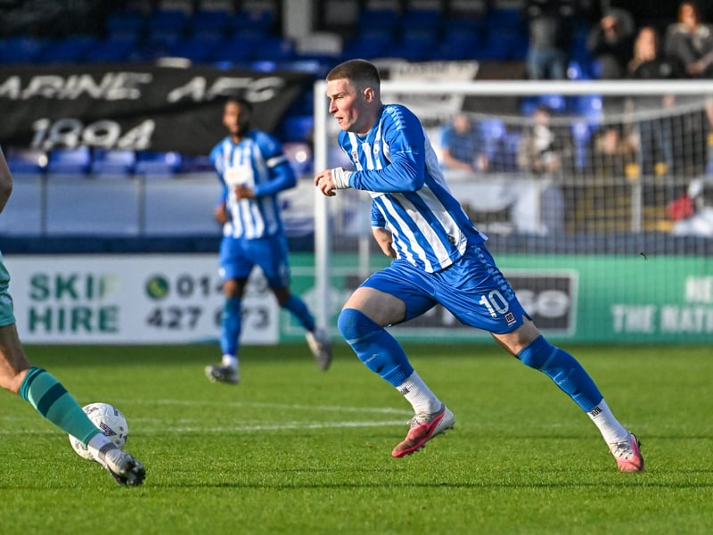 The former FC Halifax Town striker came off the bench against Marine and he is targeting a start this weekend (photo Chris Fryatt)