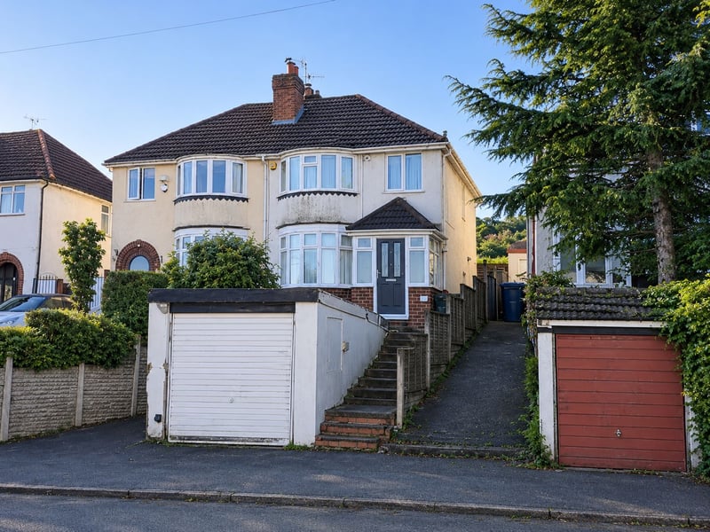 A three bedroom, semi-detached home that has gas fired central heating and double glazing and a guide price of £59,000+.