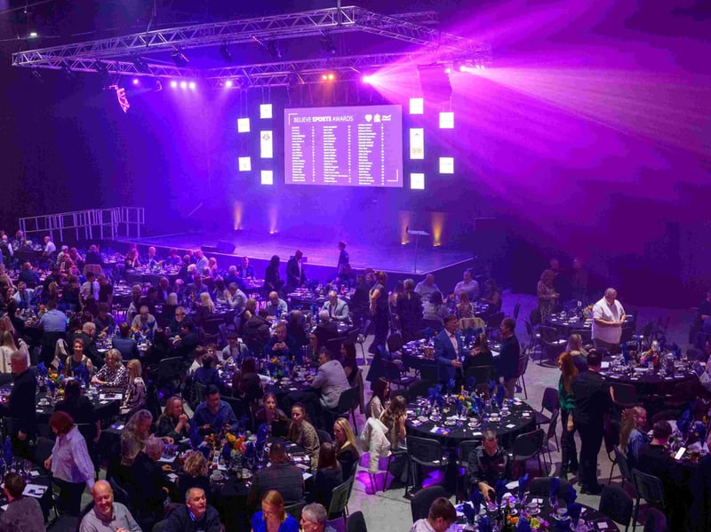 A very busy room for the awards