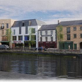 An artists rendition of what the finished development would look like
