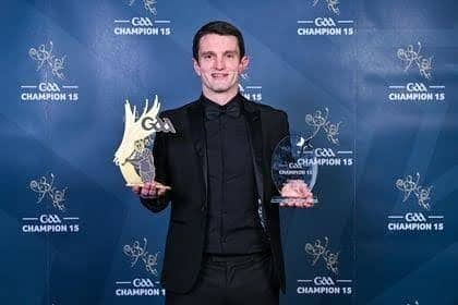 Cormac O’Doherty with his award.