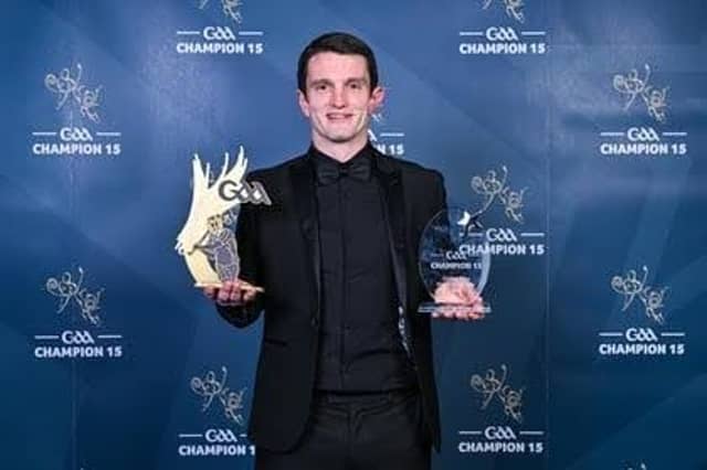 Cormac O’Doherty with his award.