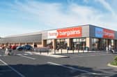 An artistic impression of the new Antrim Home Bargains store