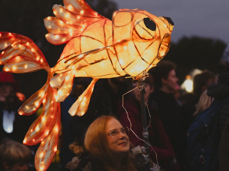 Parkwood Springs lantern festival.