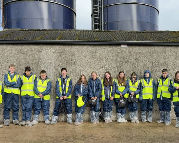 Students from Aughnacloy College at AFBI’s Schools Open Day. SU6843CD26