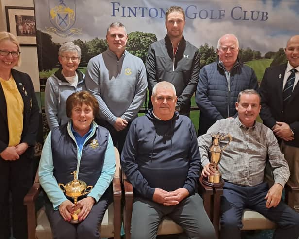 Members of Fintona Golf Club pictured at the Ella Kavanagh Competition presentation. 