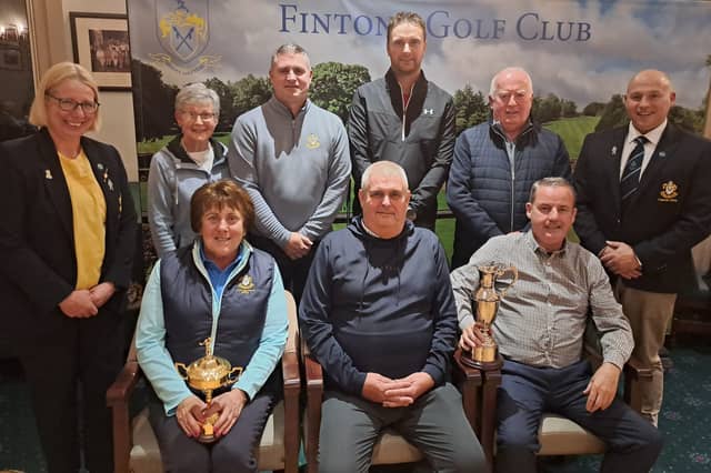 Members of Fintona Golf Club pictured at the Ella Kavanagh Competition presentation.