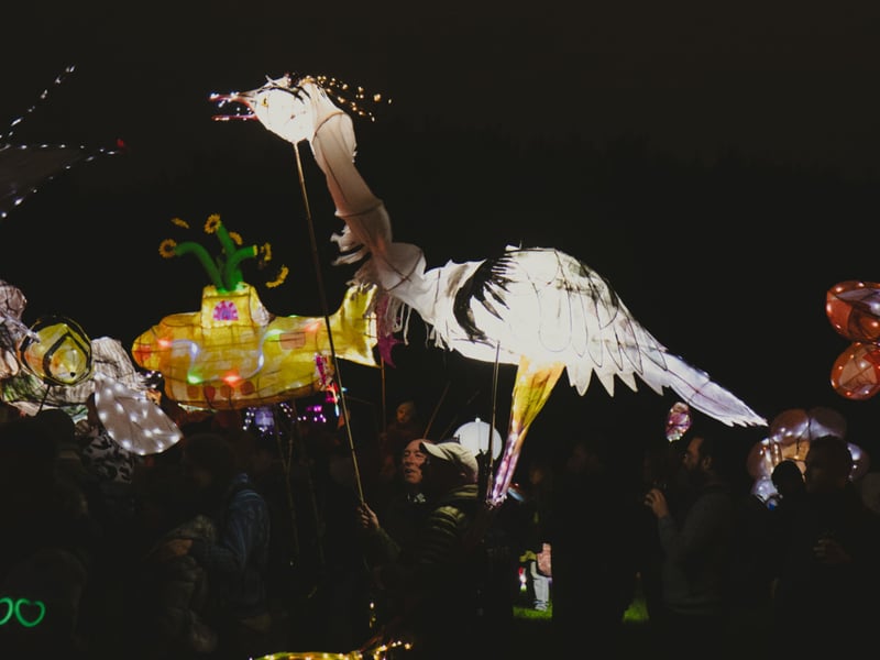Parkwood Springs lantern festival.