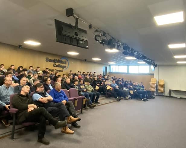 Local historian and author Stevan Patterson delivered a special lecture marking 100 years since the granting of the Ferguson Master patent. SU7043CD26