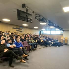 Local historian and author Stevan Patterson delivered a special lecture marking 100 years since the granting of the Ferguson Master patent. SU7043CD26