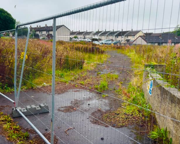 The site of the filling station at Ballycraigy